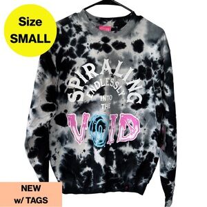 AYYLIEN 👽 Tie-Dye Long Sleeve Tee “Spiraling into the Void” 🛸 NEW w TAGS🏷️